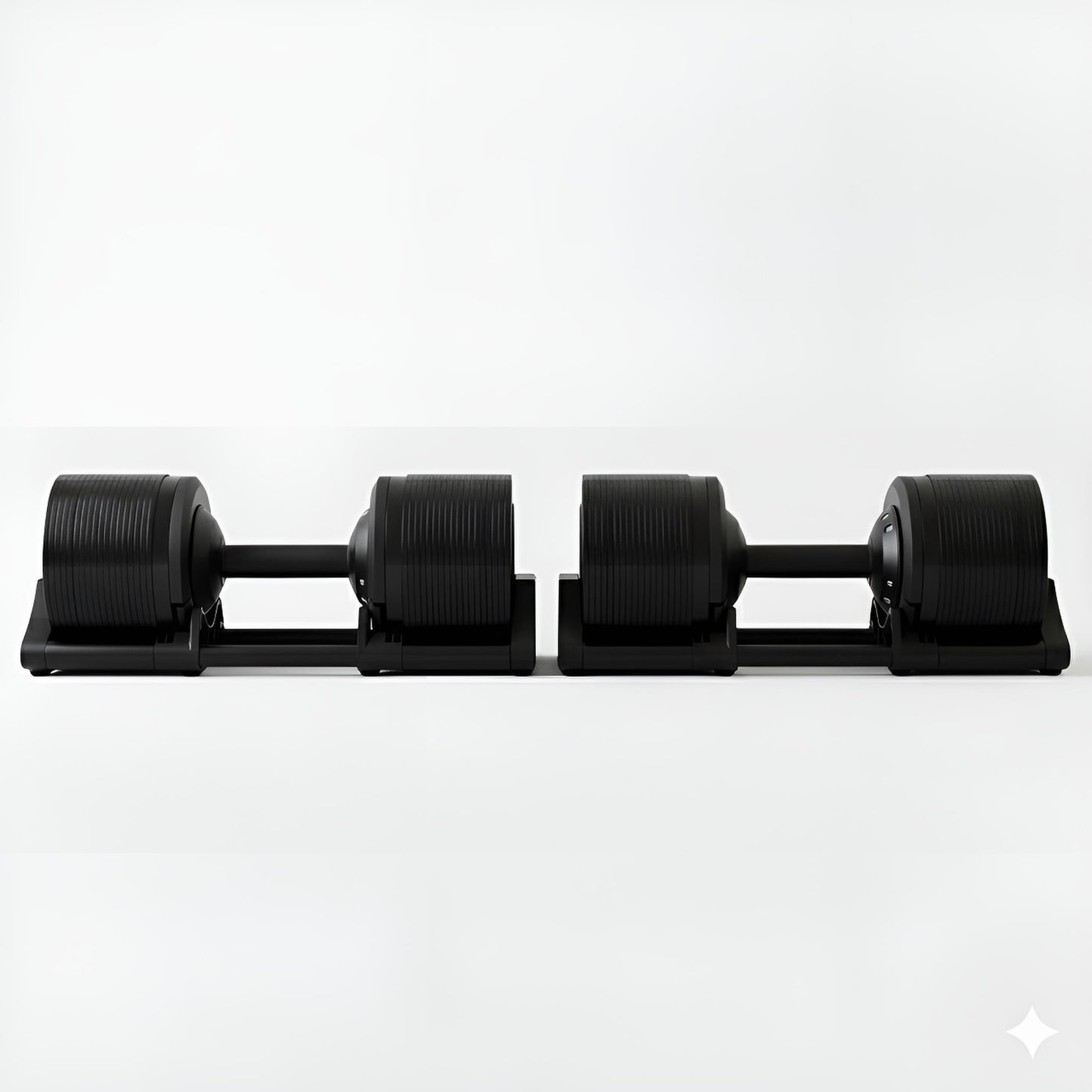 Adjustable Dumbbells 40kg Pair with 1kg Increments new design