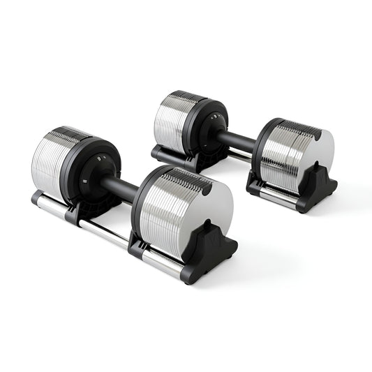 Adjustable Dumbbells Premium 24/32/40kg - 1kg Increments new design