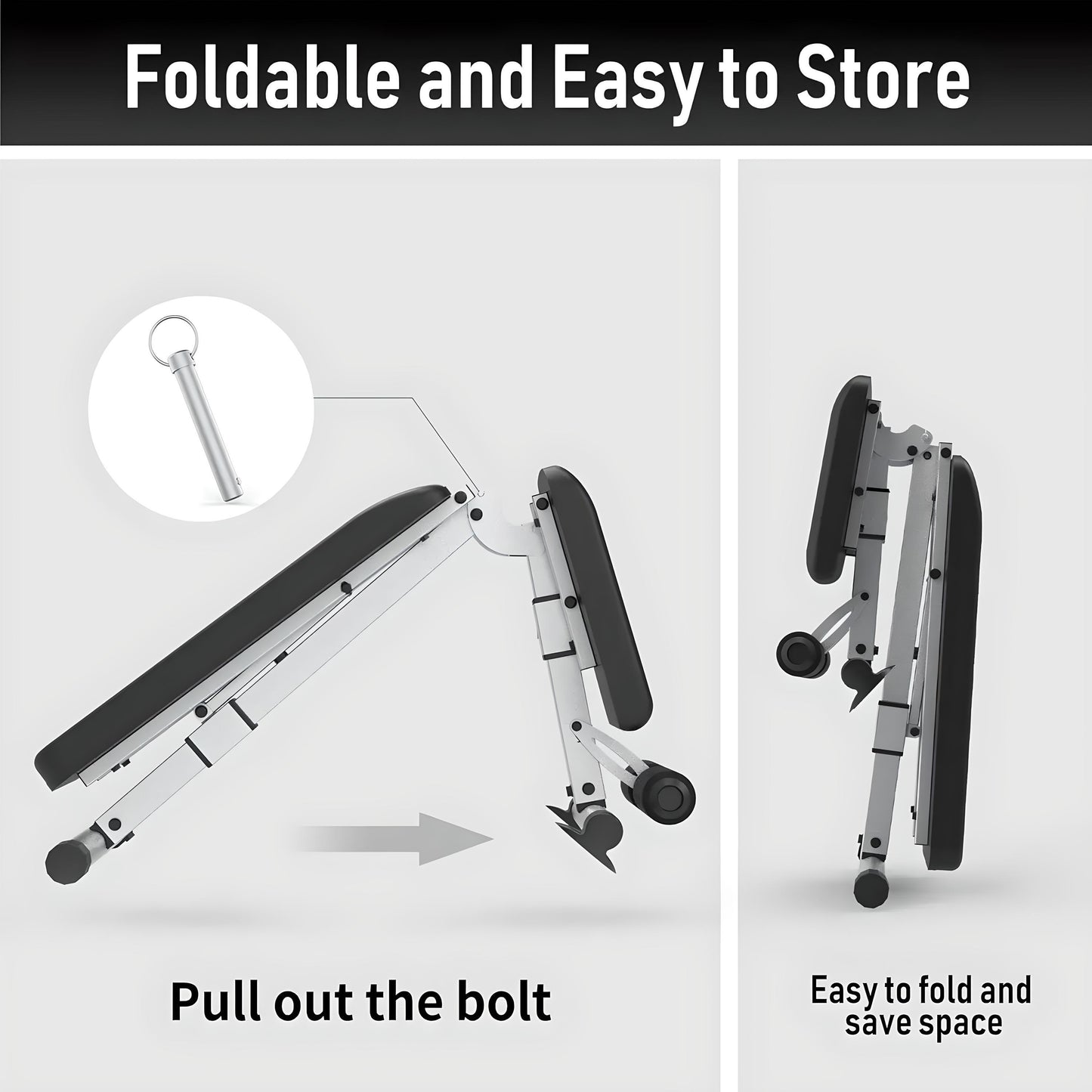 Adjustable Foldable Bench