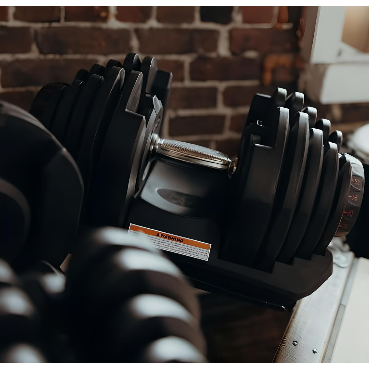 Adjustable Weight Bench + 2x40kg Adjustable Dumbbells