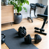 Adjustable Weight Bench + 2x40kg Adjustable Dumbbells