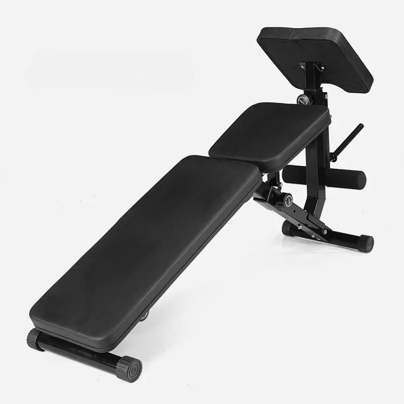 Adjustable Weight Bench with Preacher Curl and Leg Workout (Foldable)
