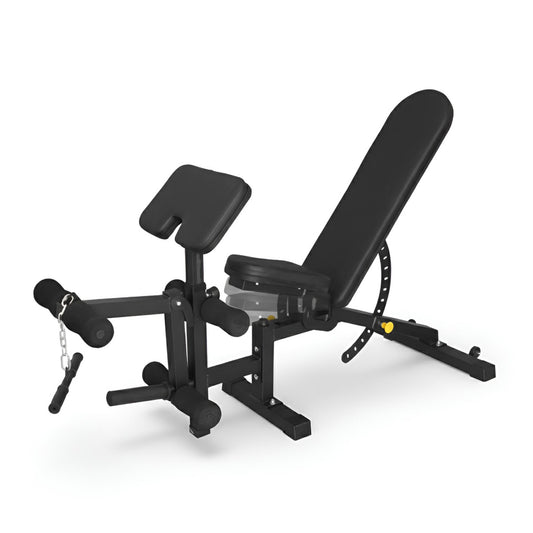 Adjustable Weight Bench with Leg Curl