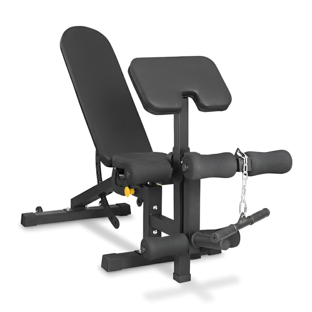 Adjustable Weight Bench with Leg Curl