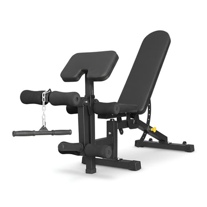Adjustable Weight Bench with Leg Curl