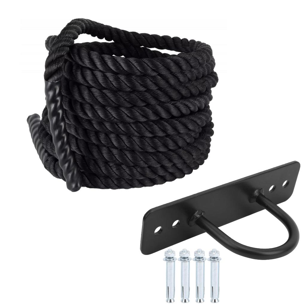 Battle Ropes 9m/12m/15m + Anchor Set