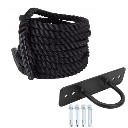 Battle Ropes 9m/12m/15m + Anchor Set