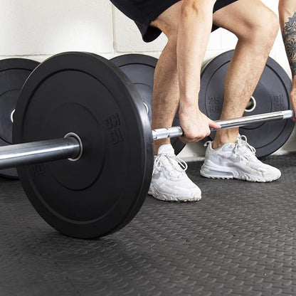 Blackout Olympic Rubber Bumper Plates