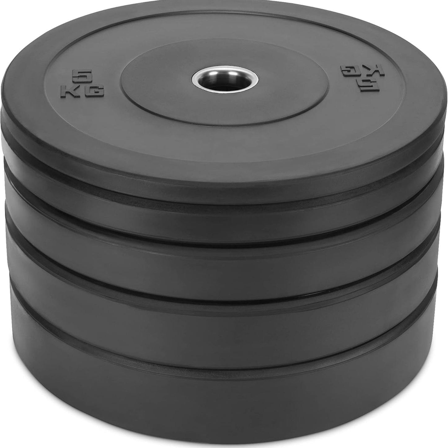 Blackout Olympic Rubber Bumper Plates