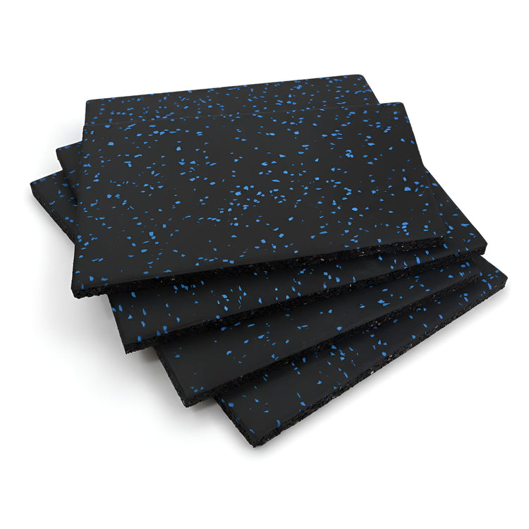 Rubber Gym Floor Mats 1m x 1m, 20mm - Colour Fleck