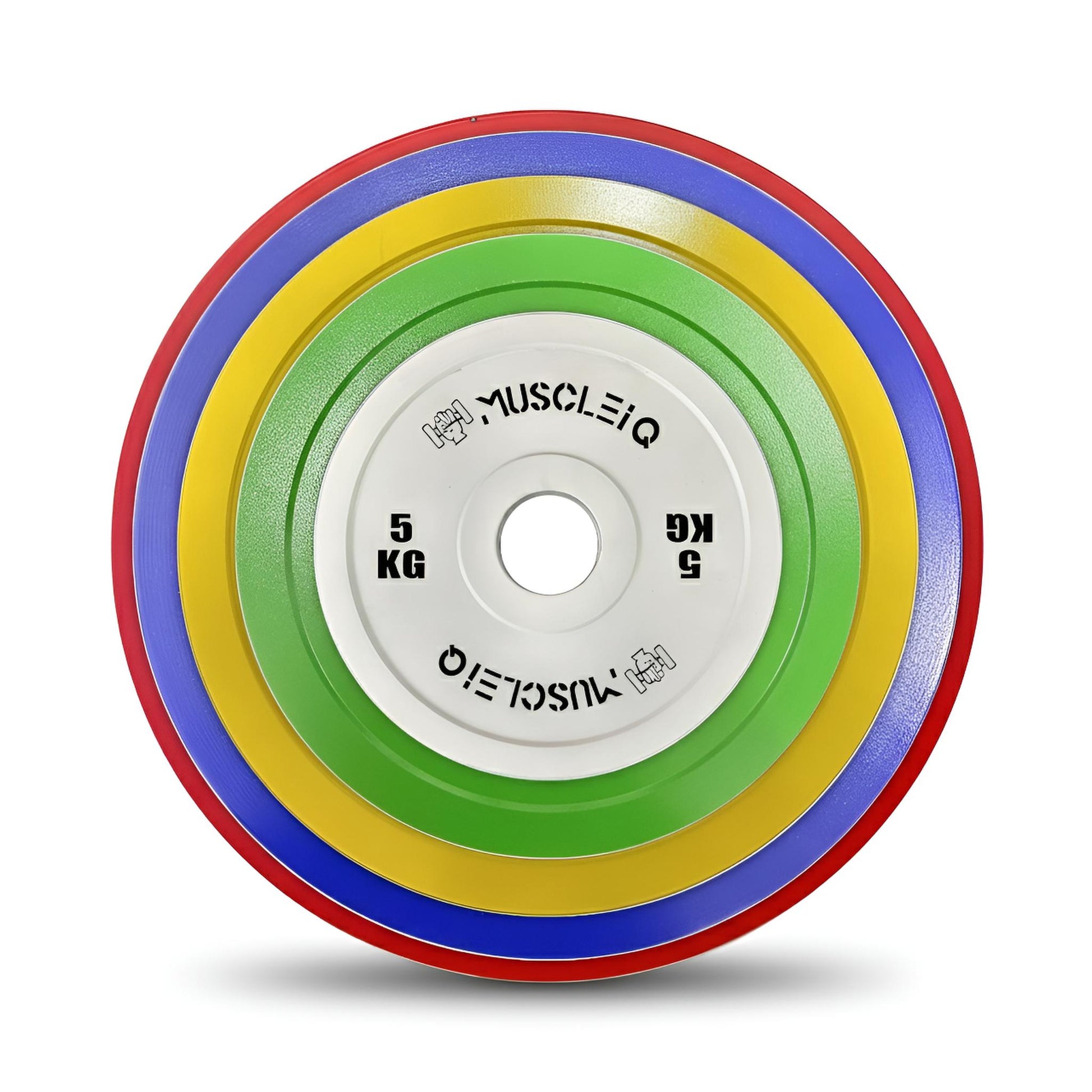 Calibrated Cast Iron Coloured Weight Plates IPF Standard