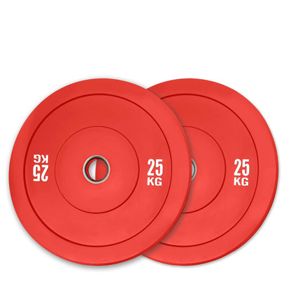 Coloured Olympic Rubber Bumper Plates
