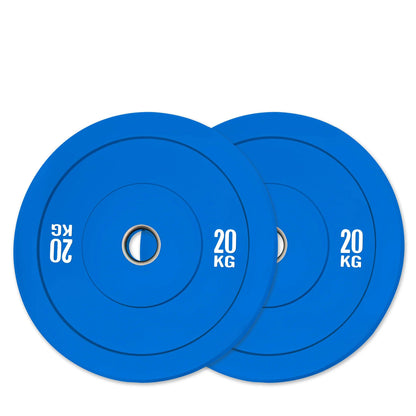 Coloured Olympic Rubber Bumper Plates