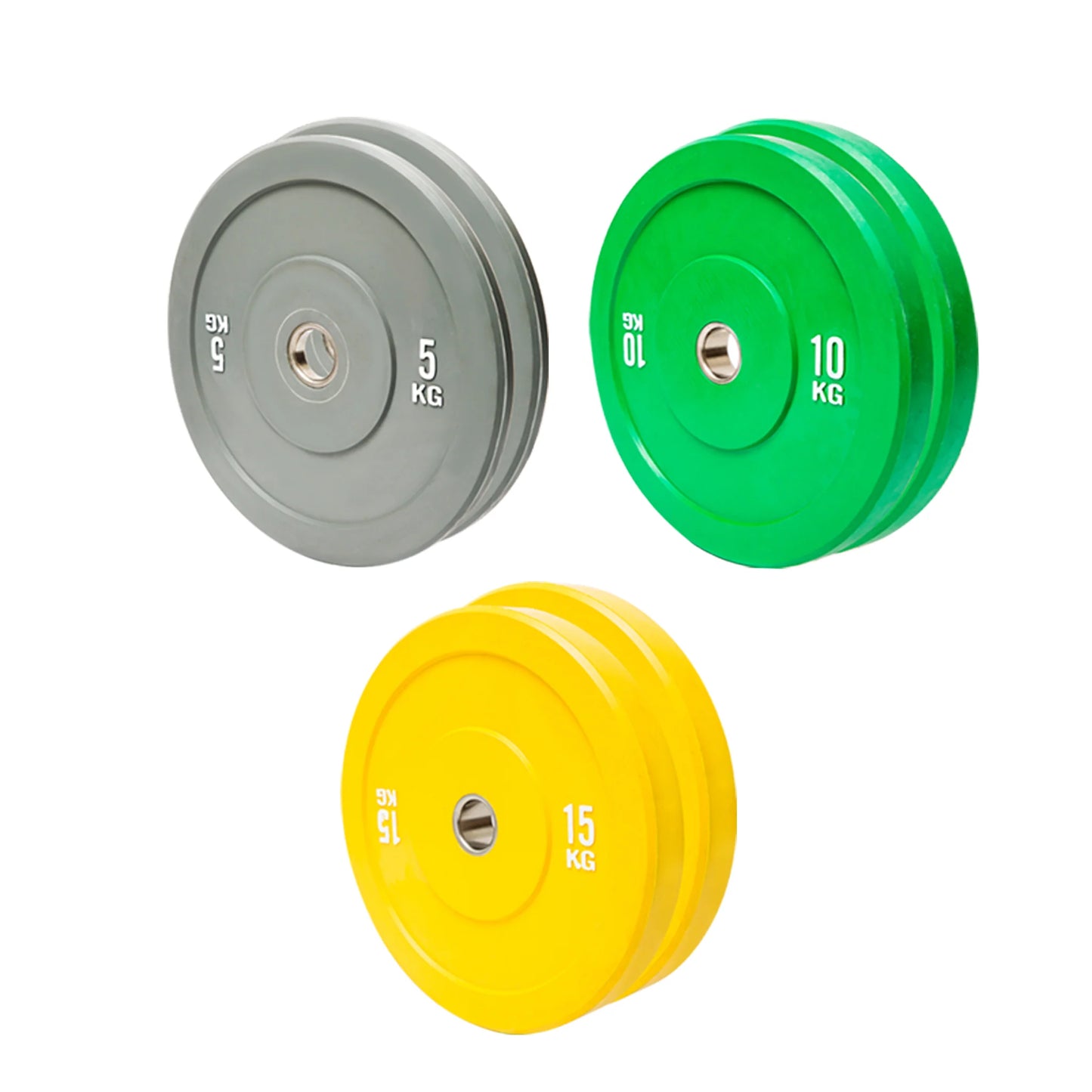 Coloured Olympic Rubber Bumper Plates