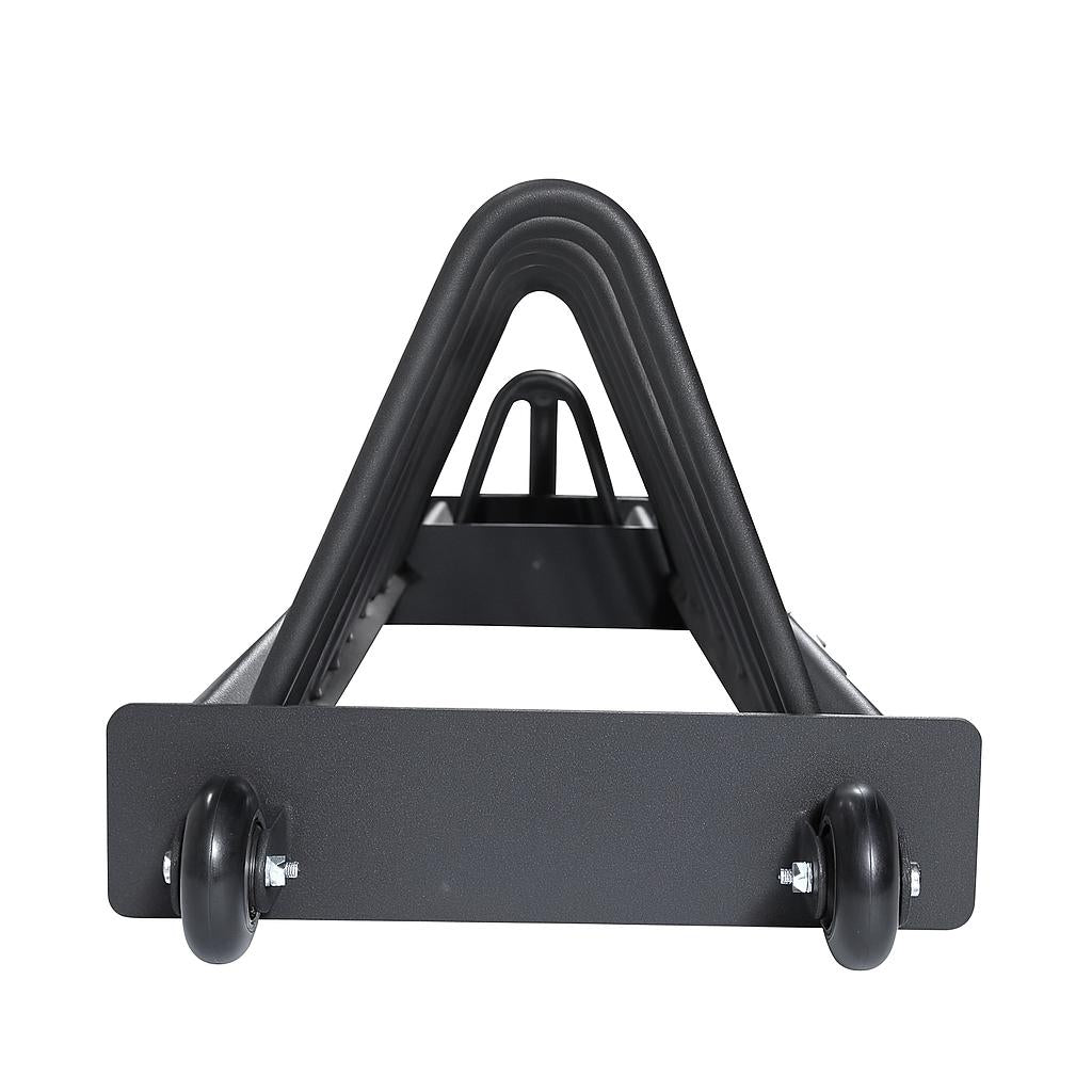 Extended Horizontal Plate Rack with Wheels