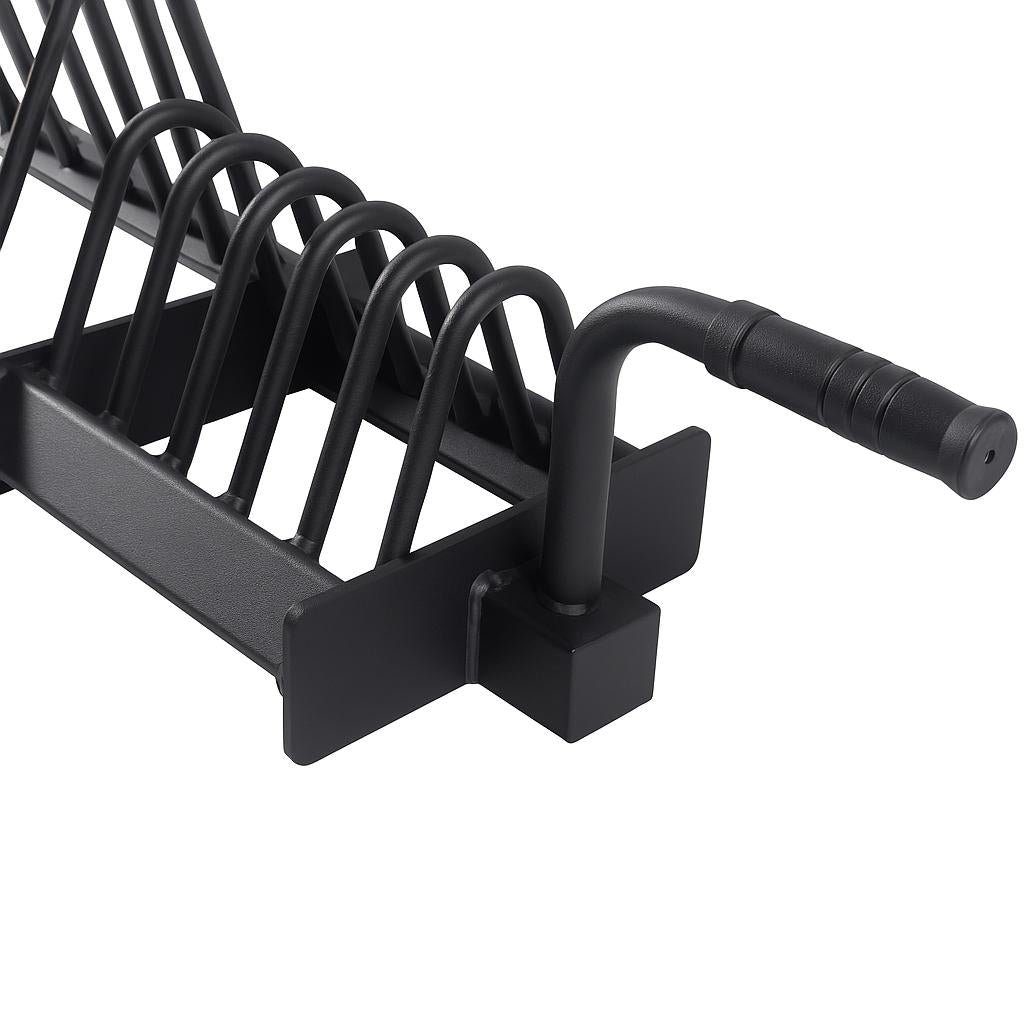 Extended Horizontal Plate Rack with Wheels