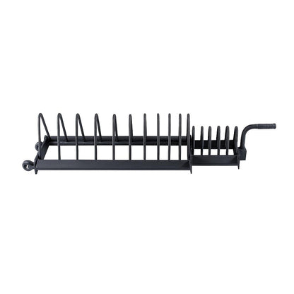 Extended Horizontal Plate Rack with Wheels
