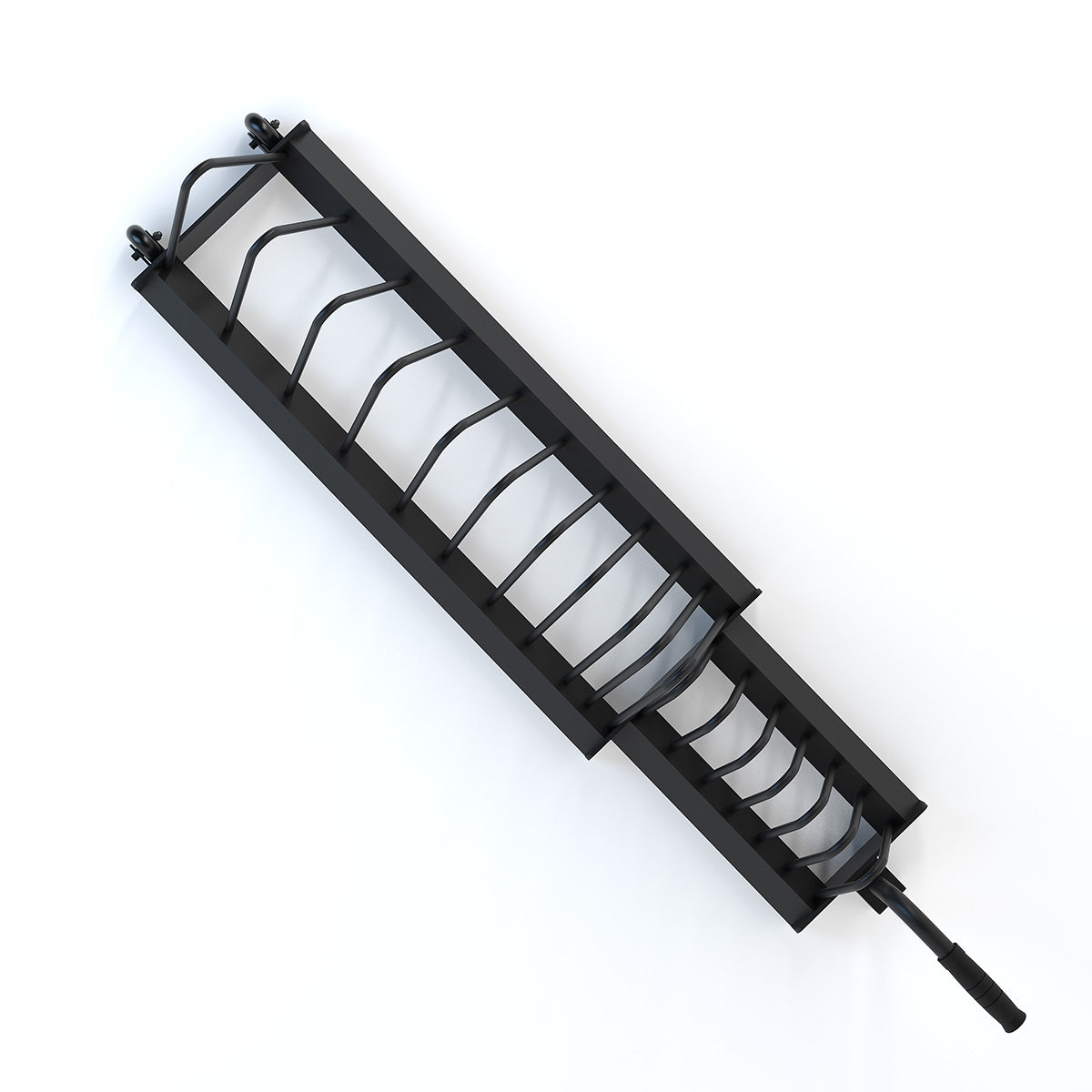 Extended Horizontal Plate Rack with Wheels