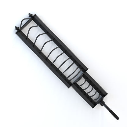 Extended Horizontal Plate Rack with Wheels