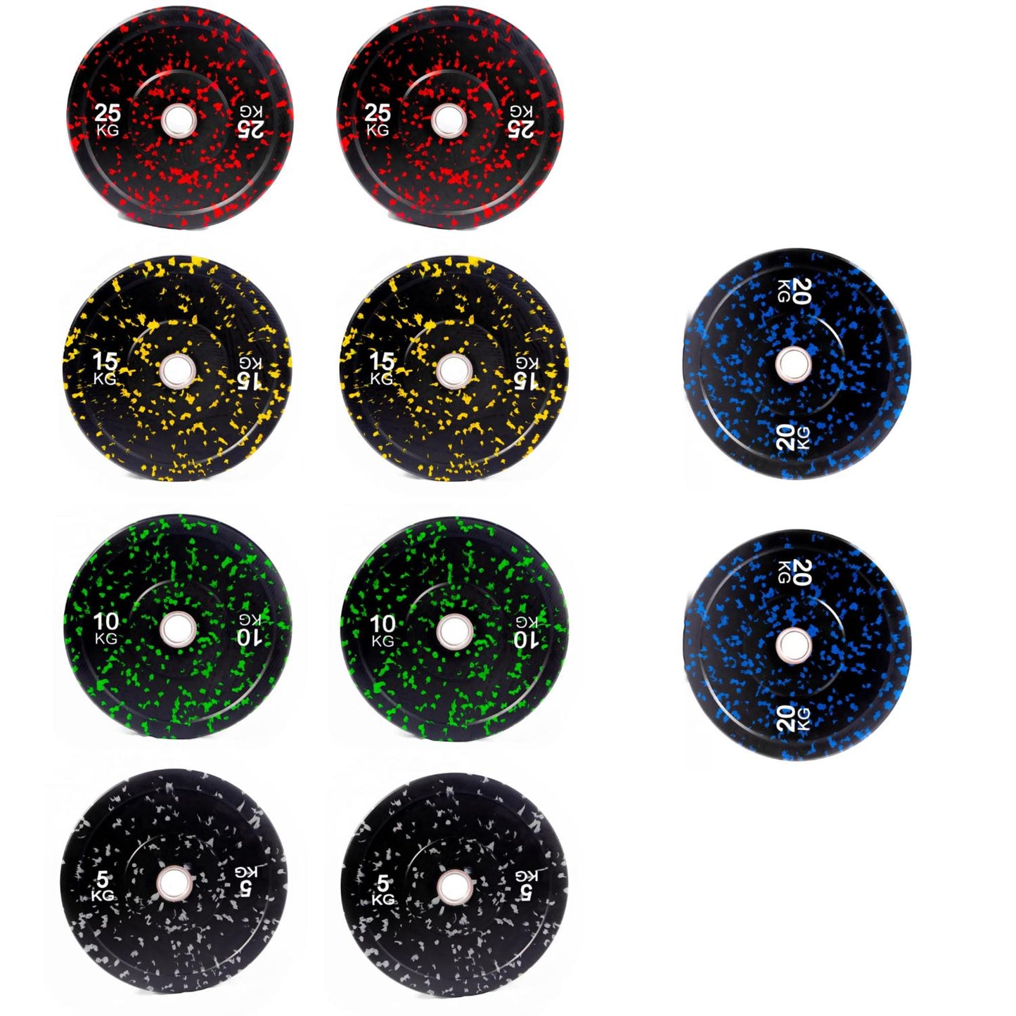 Fleck Olympic Rubber Bumper Plates