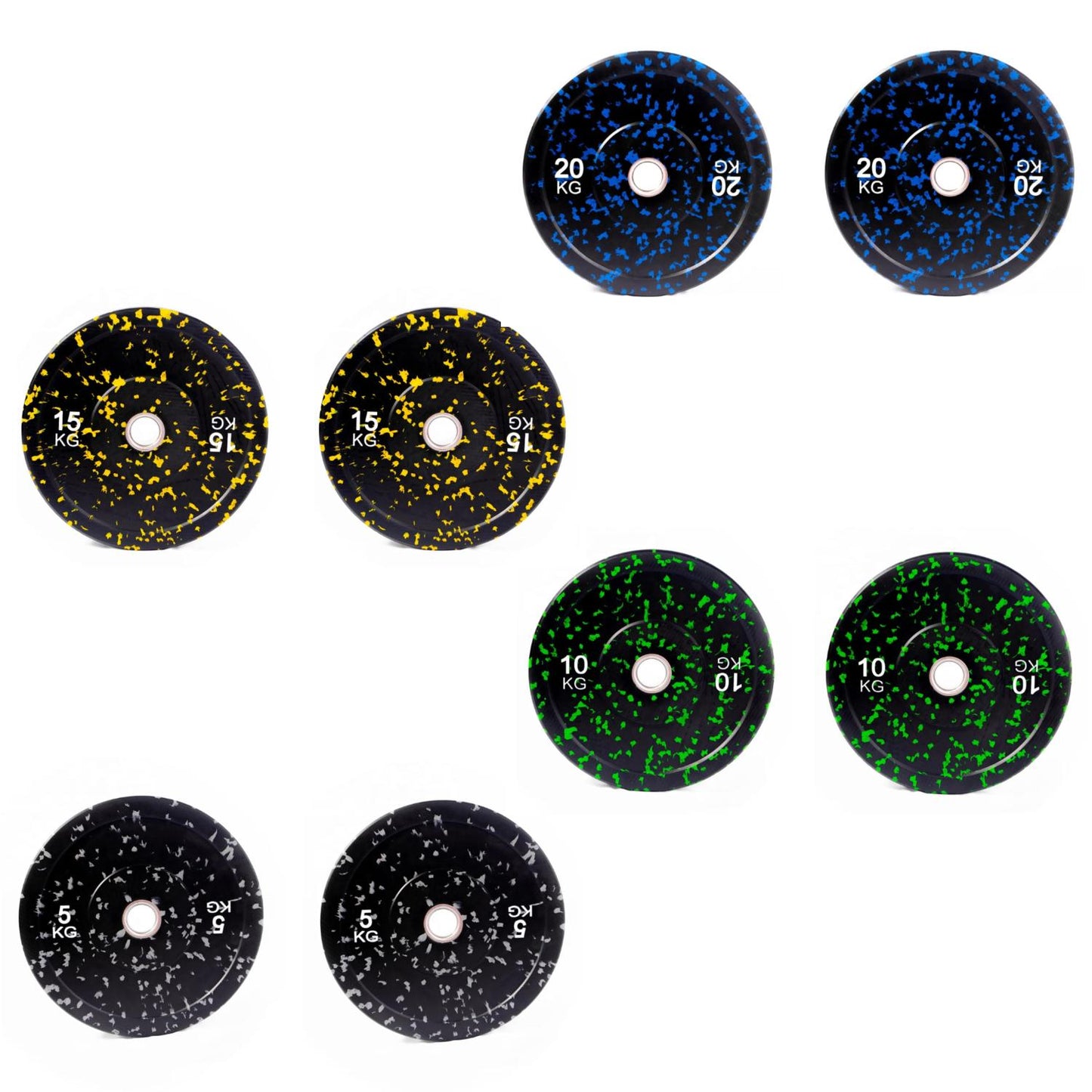 Fleck Olympic Rubber Bumper Plates