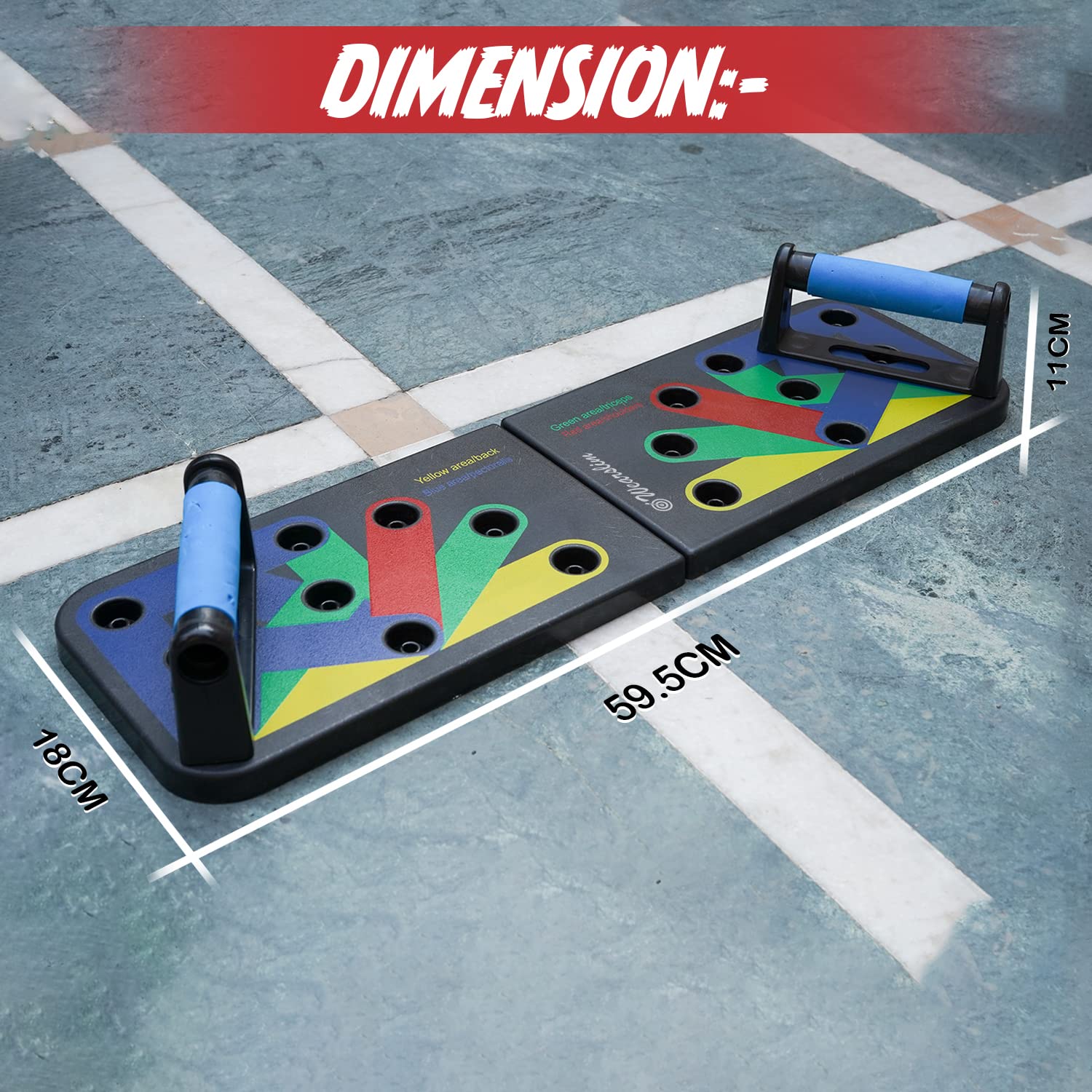 Foldable Pushup Board