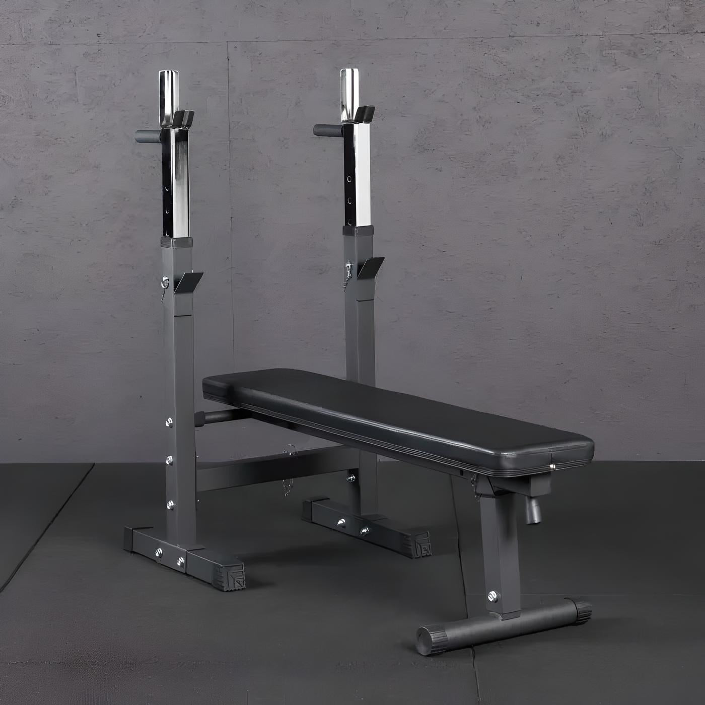 Folding Weight Bench with Dip Station