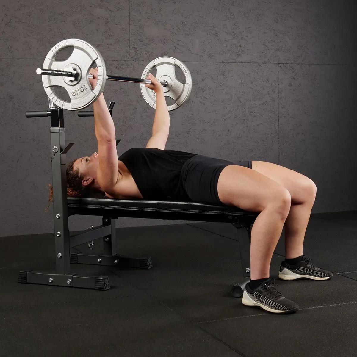 Folding Weight Bench with Dip Station