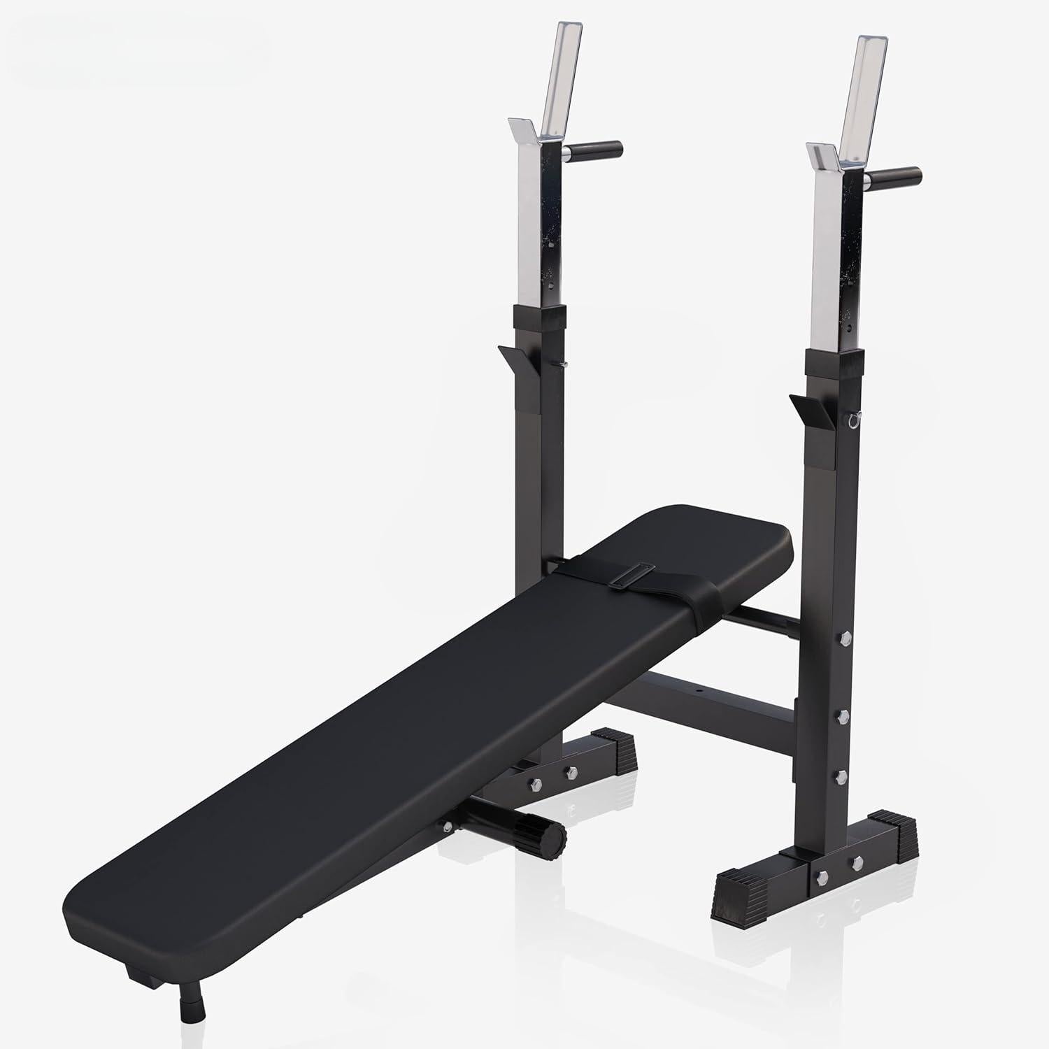 Folding Weight Bench with Dip Station