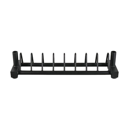 Horizontal Plate Rack & Barbell Stand