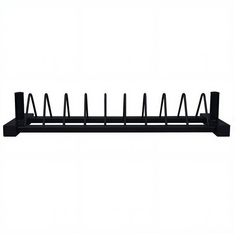 Horizontal Plate Rack & Barbell Stand