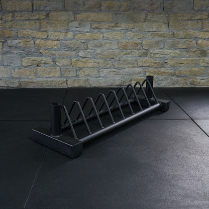 Horizontal Plate Rack & Barbell Stand