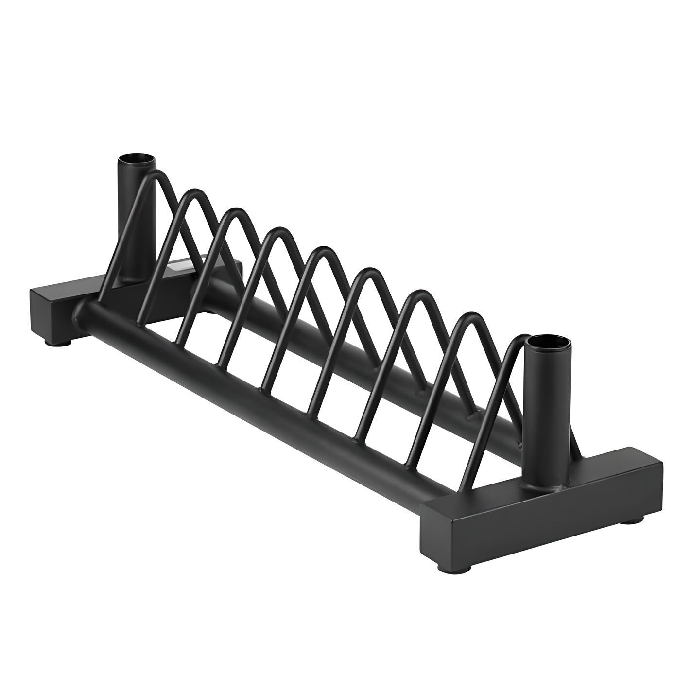 Horizontal Plate Rack & Barbell Stand