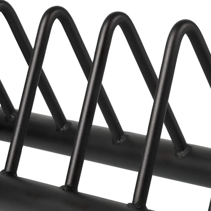 Horizontal Plate Rack & Barbell Stand