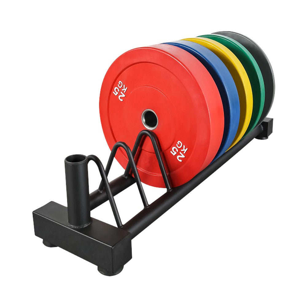 Horizontal Plate Rack & Barbell Stand