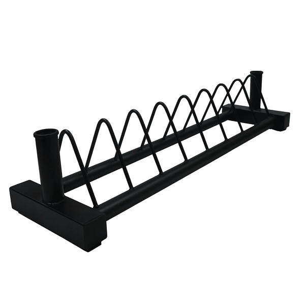 Horizontal Plate Rack & Barbell Stand