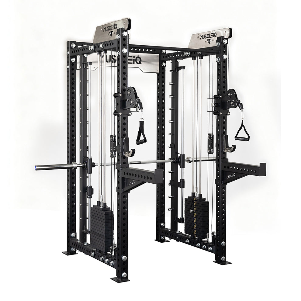 Multi Functional Power Rack with Smith Machine – Muscle IQ