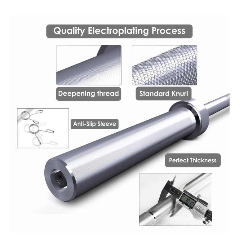 Olympic 2" Barbell 6ft - 7ft