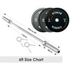 Olympic 2" Barbell 6ft - 7ft