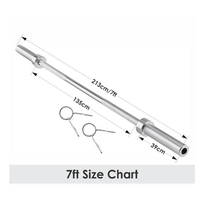 Olympic 2" Barbell 6ft - 7ft