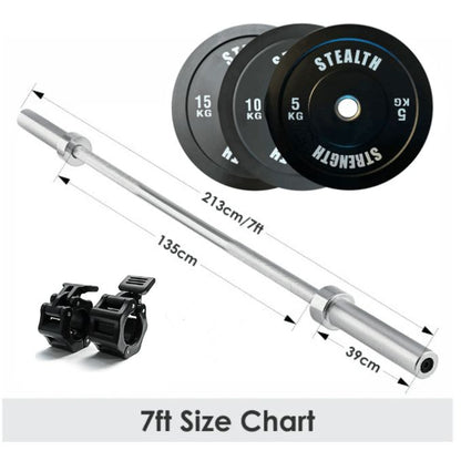 Olympic 2" Barbell 6ft - 7ft