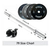 Olympic 2" Barbell 6ft - 7ft