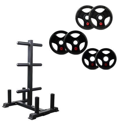 Olympic Weight Plate & Bar Stand
