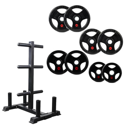 Olympic Weight Plate & Bar Stand
