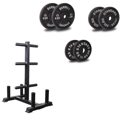 Olympic Weight Plate & Bar Stand