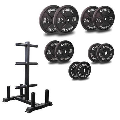 Olympic Weight Plate & Bar Stand