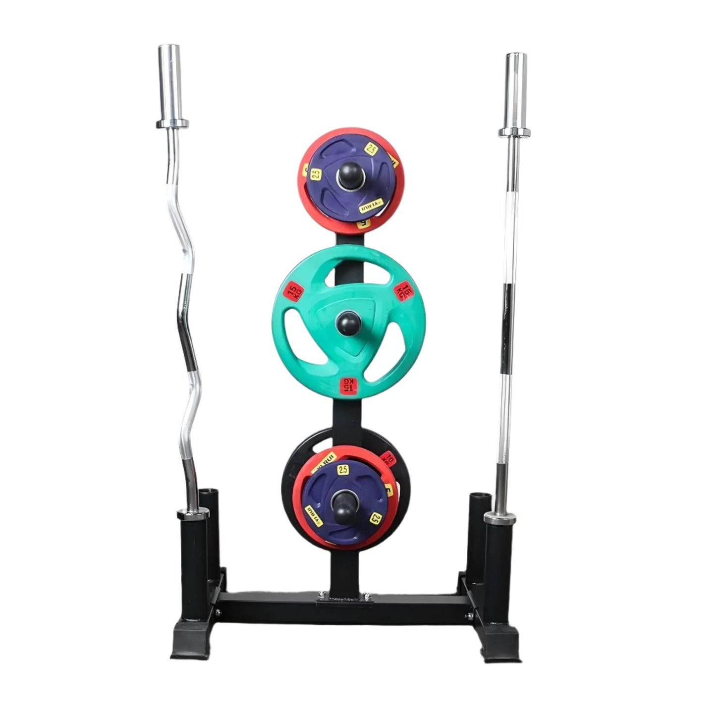 Olympic Weight Plate & Bar Stand