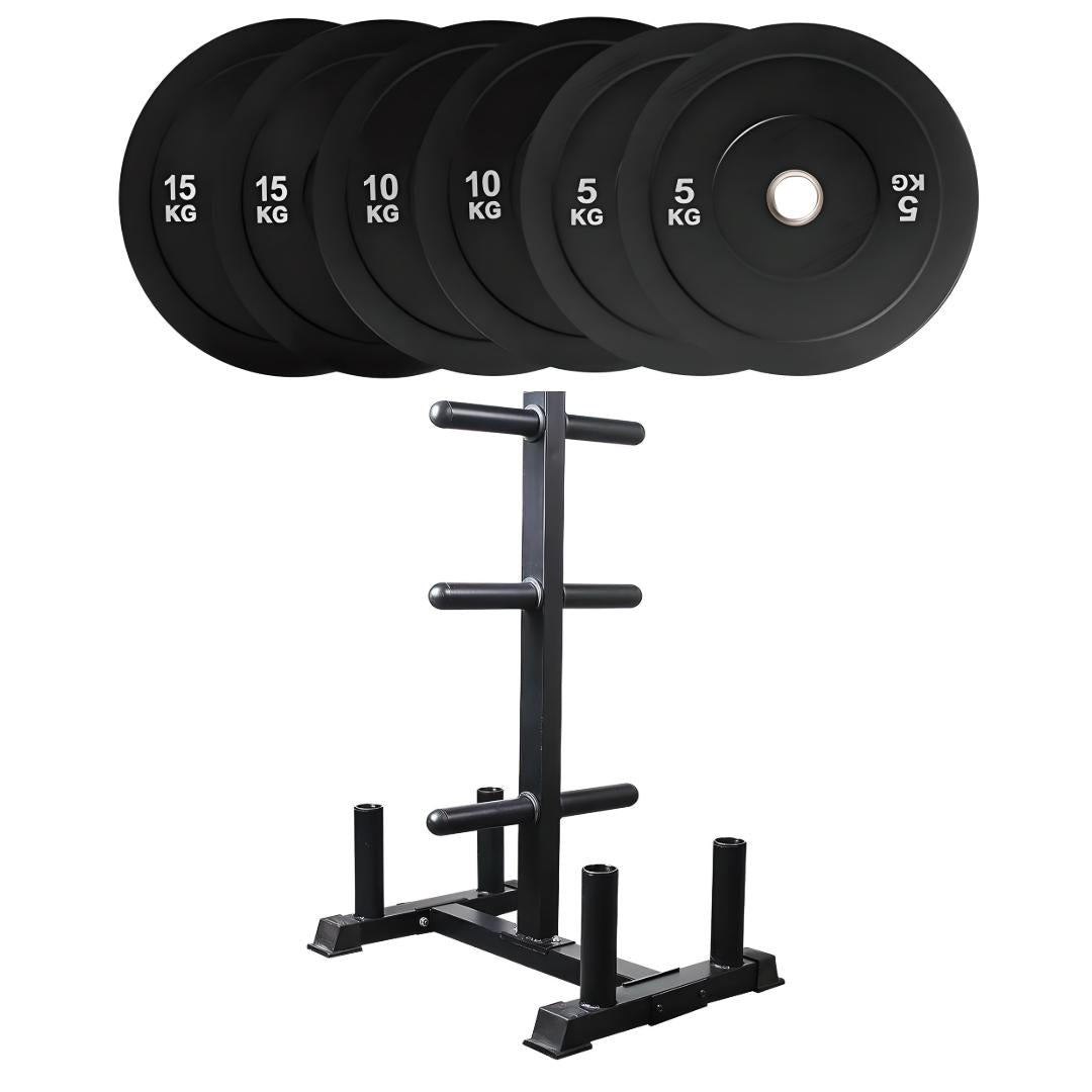 Olympic Weight Plate & Bar Stand