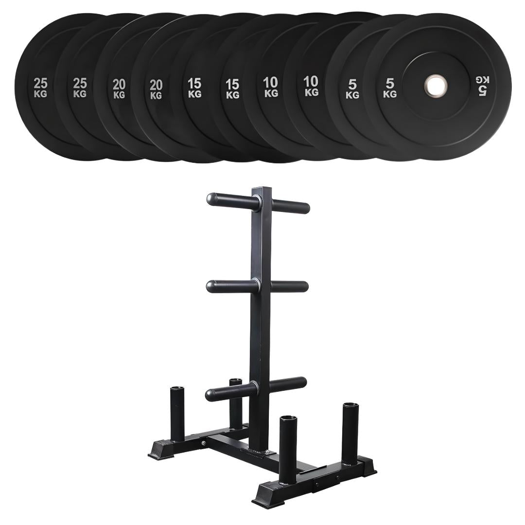 Olympic Weight Plate & Bar Stand