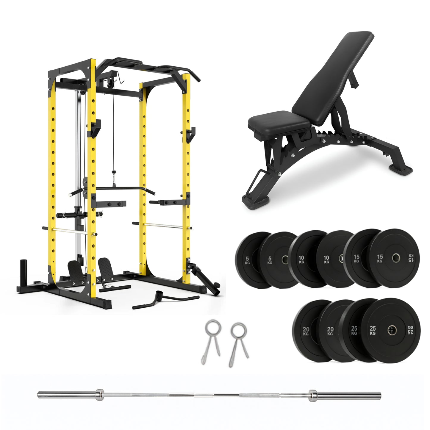 Power Cage with Cable Pulley